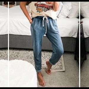 Jean jogger pants